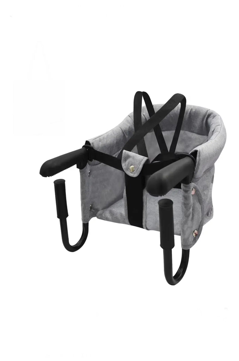 Asiento plegable con gancho para bebé, silla de mesa rápida