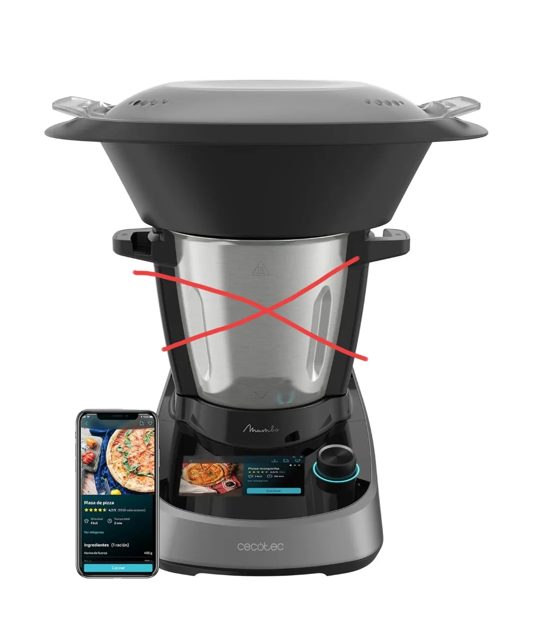 Robot de cocina multifunción - Cecotec