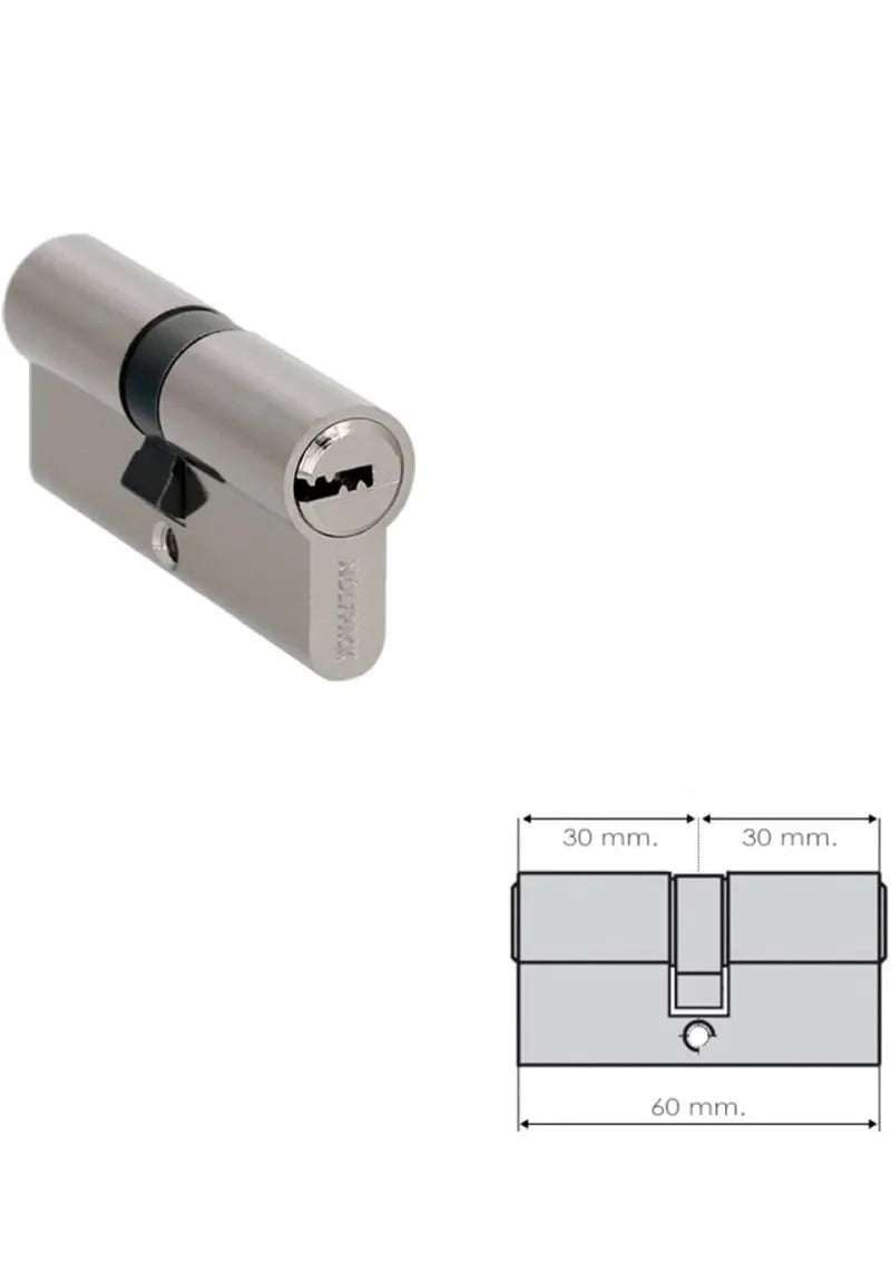 Cilindro Seguridad 30x30 mm Wolfpack