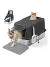Caja de Arena de Acero Inoxidable para Gatos