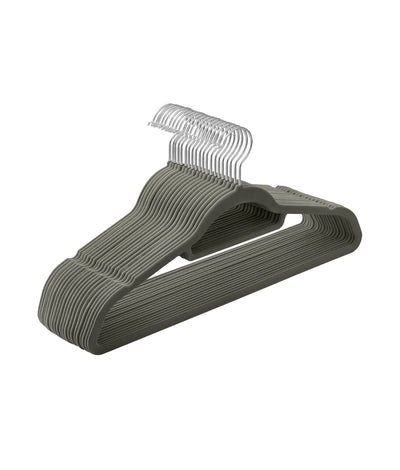 Percha de Terciopelo Gris SONGMICS