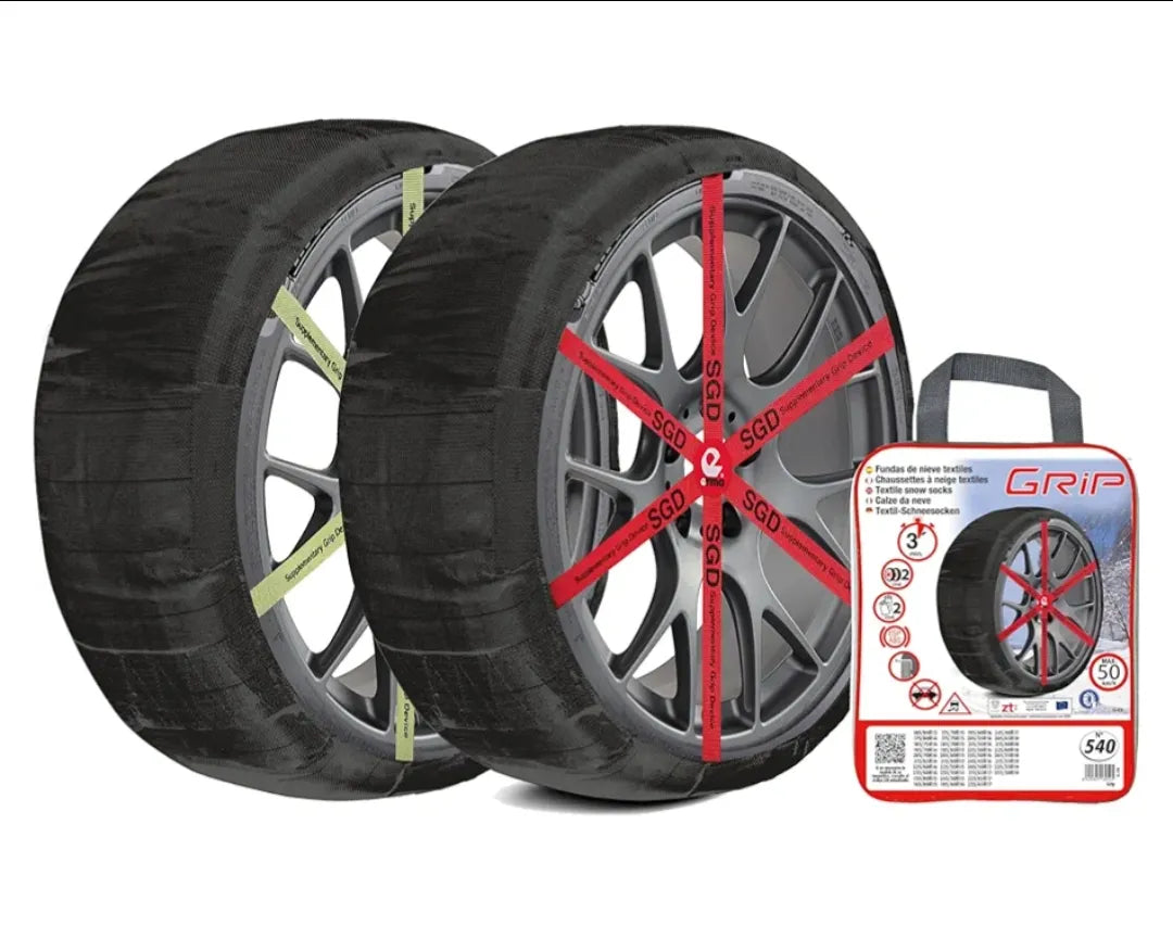 Cadenas de nieve textiles RD9