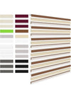 Persiana doble color blanco beige 65x150cm