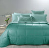 Colcha de algodón bicolor para cama - Caleffi