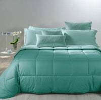 Colcha de algodón bicolor para cama - Caleffi