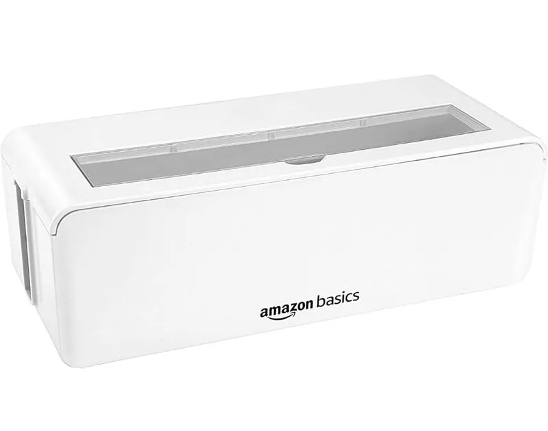 Caja organizadora de cables - Amazon Basics