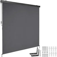 Estor vertical gris claro para exterior