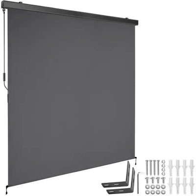 Estor vertical gris claro para exterior
