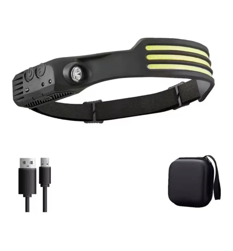 Linterna Frontal LED COB y XPE