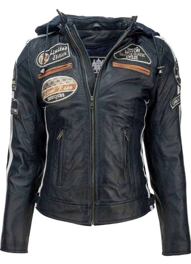 Chaqueta Moto Mujer de Cuero - Urban Leather