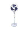 Ventilador de pie blanco