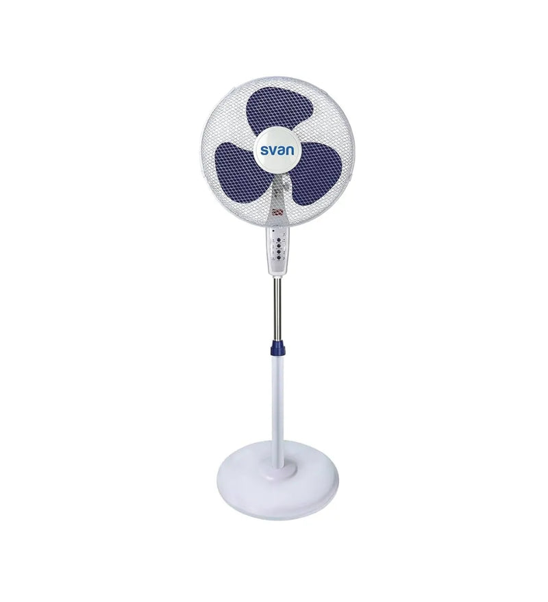 Ventilador de pie blanco