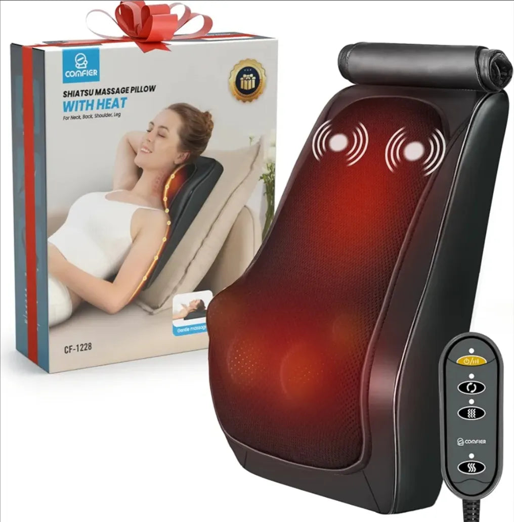 Almohada de Masaje Shiatsu con Calor COMFIER