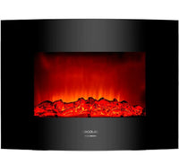 Chimenea eléctrica decorativa con mando - Cecotec