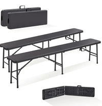 Juego 2 bancos plegable para mesa - Tillvex