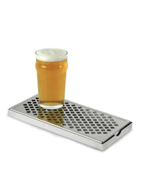 Bandeja de goteo rectangular de acero inoxidable