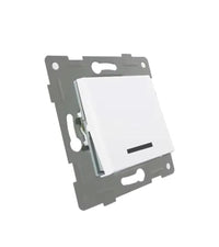 Mando empotrable blanco