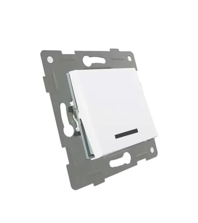 Mando empotrable blanco