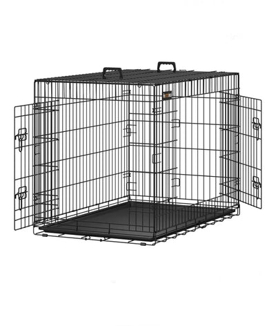 Jaula para Perros Plegable con 2 Puertas