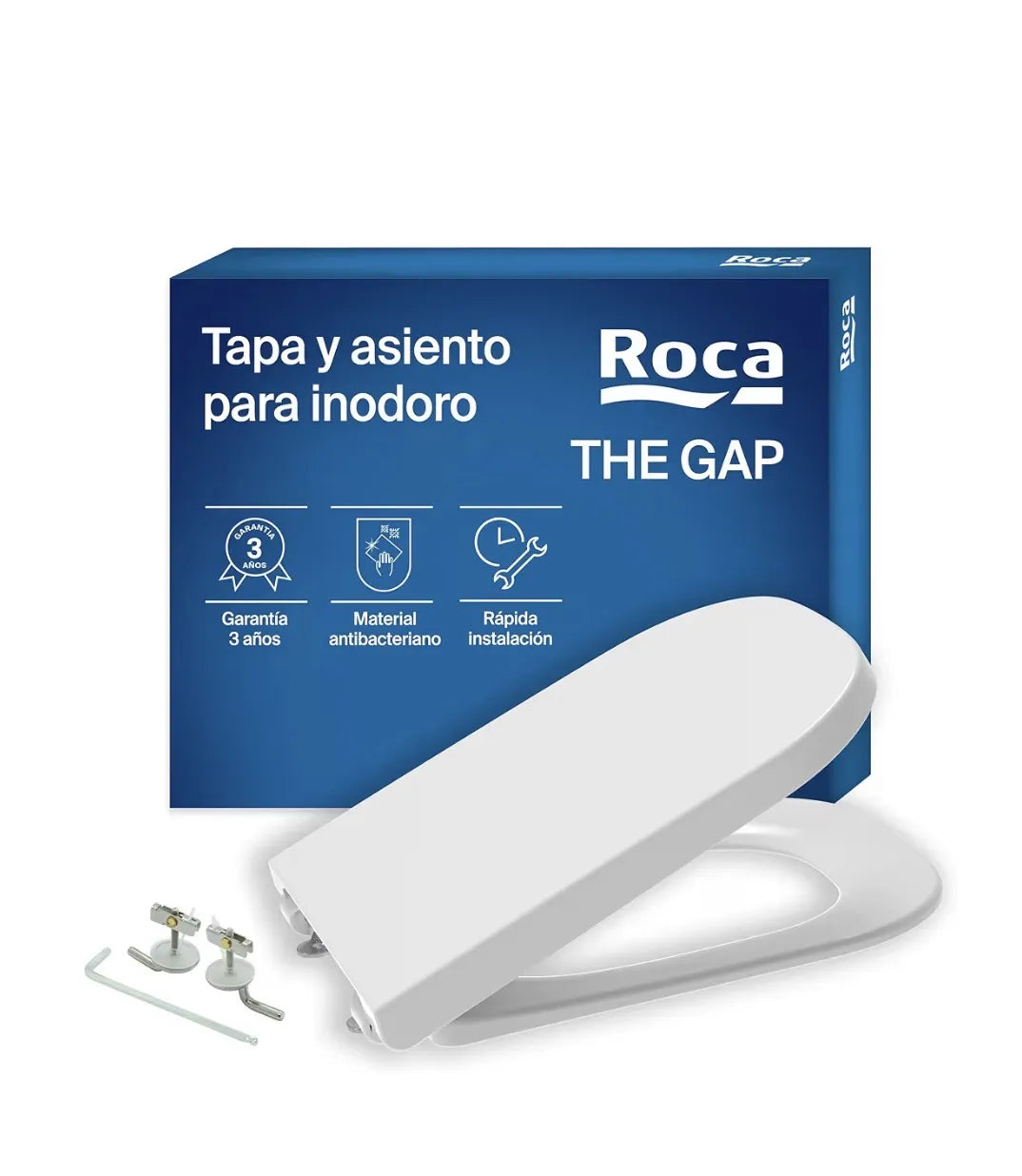Tapa y asiento de baño Roca