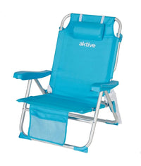 Silla plegable de playa con cojín - Aktive