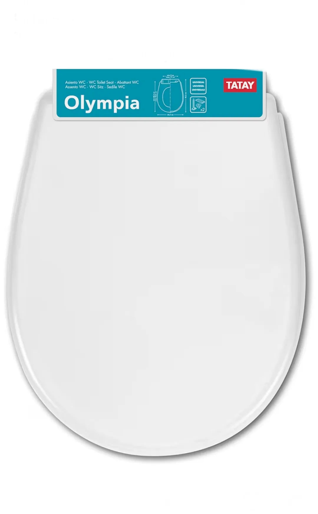 Tapa WC Universal Compatible - TATAY