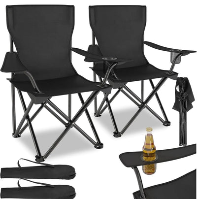 Set de 2 sillas plegables de camping