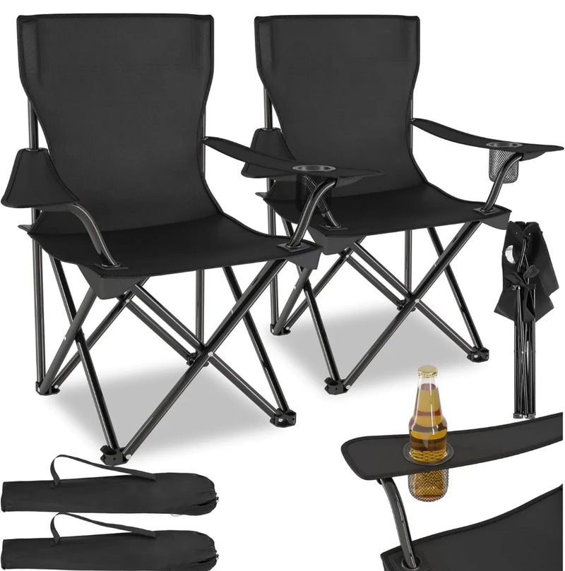 Set de 2 sillas plegables de camping