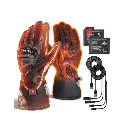 Guantes calentadores moto