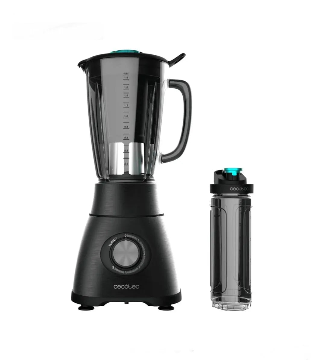 Batidora de Vaso Power Black Titanium 2500MAX Go - Cecotec