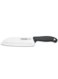 Cuchillo Santoku alveolado 3Claveles Evo