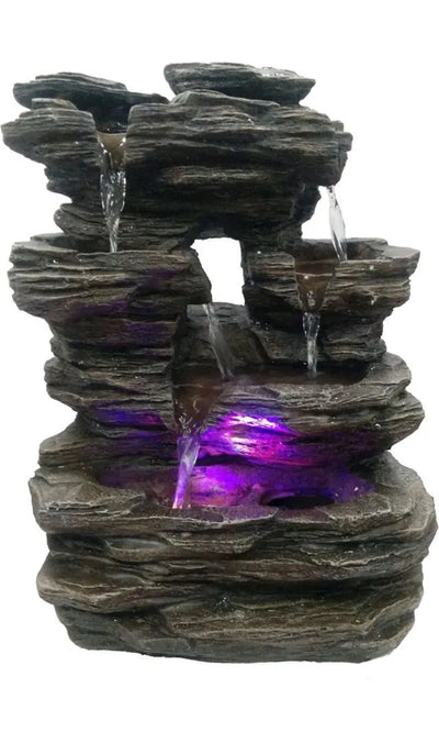 Fuente de piedra natural
