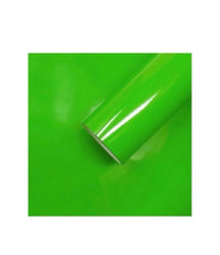 Hoja Adhesiva Película Verde Fluorescente