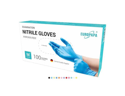 100 Guantes Blancos De Nitrilo XS
