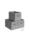 Cajas de Almacenaje Plegables, Juego de 3 Cestas