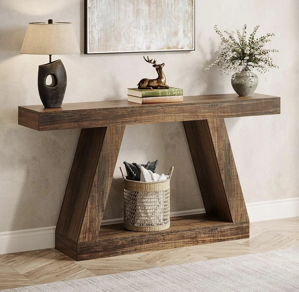 Mesa consola industrial