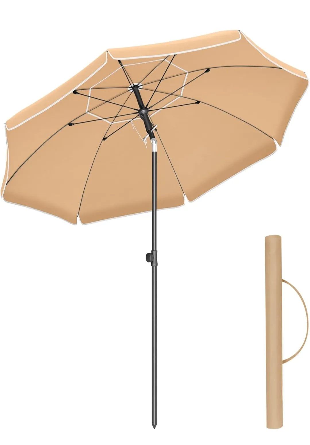Sombrilla de 200cm bidireccional - Songmics
