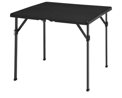 Mesa de comedor plegable cuadrada con asa Amazon Basics