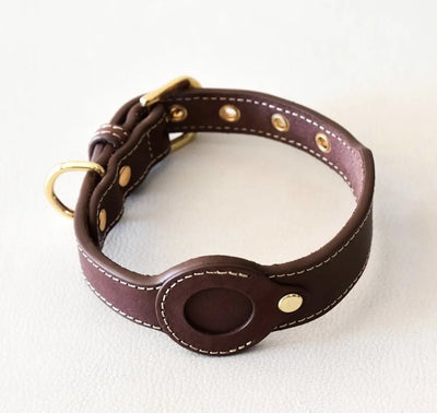 Collar de Cuero Ajustable
