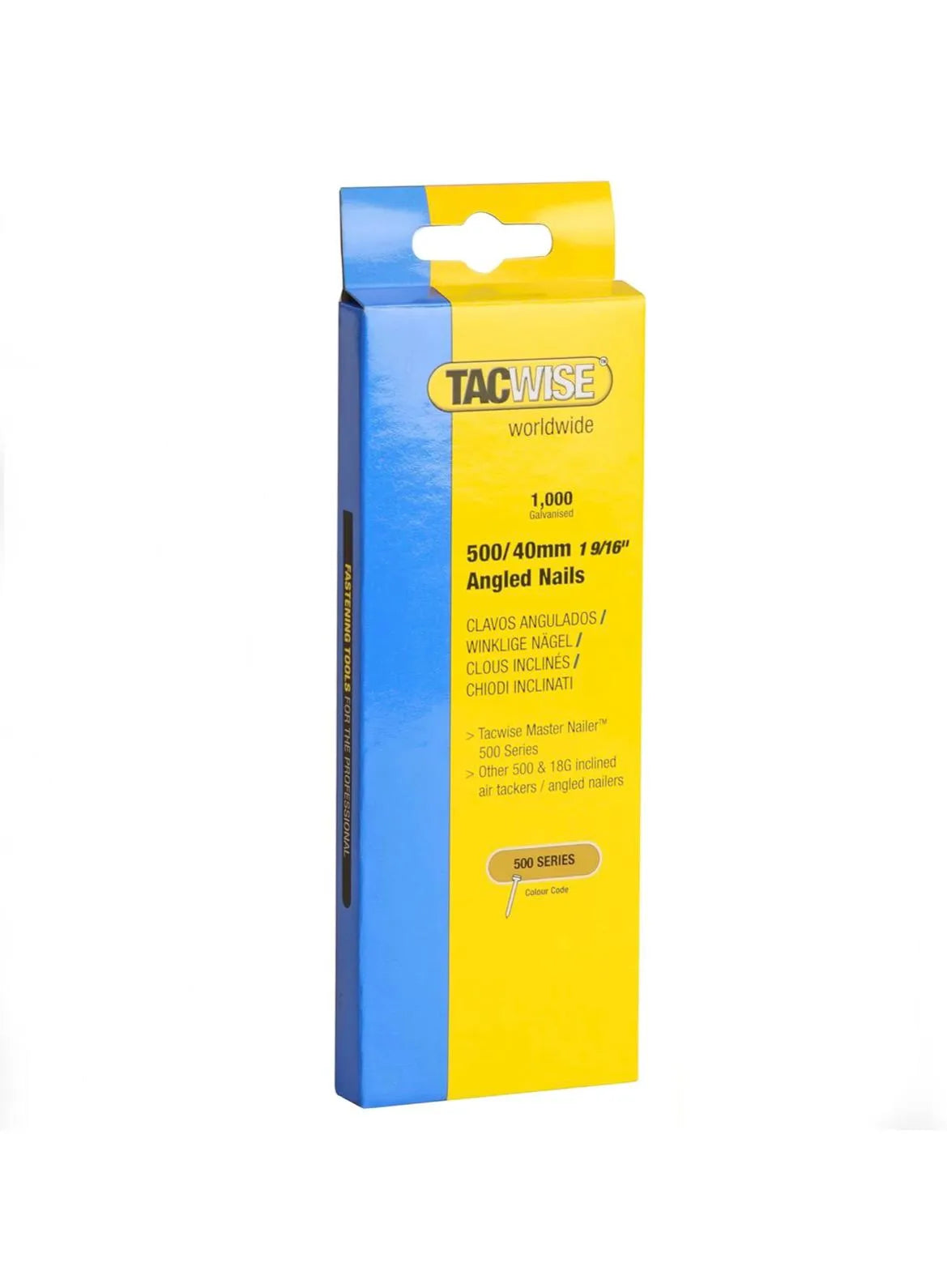 Clavos angulados de Tipo 500/40 mm TACWISE