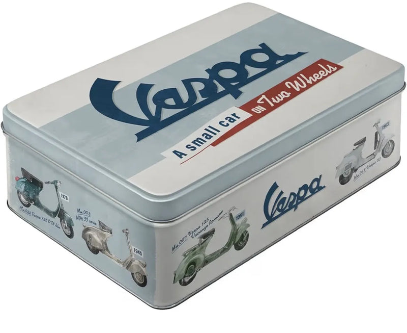 Caja metálica plana Vespa Nostalgic-Art