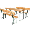 Conjunto de mesa y bancos