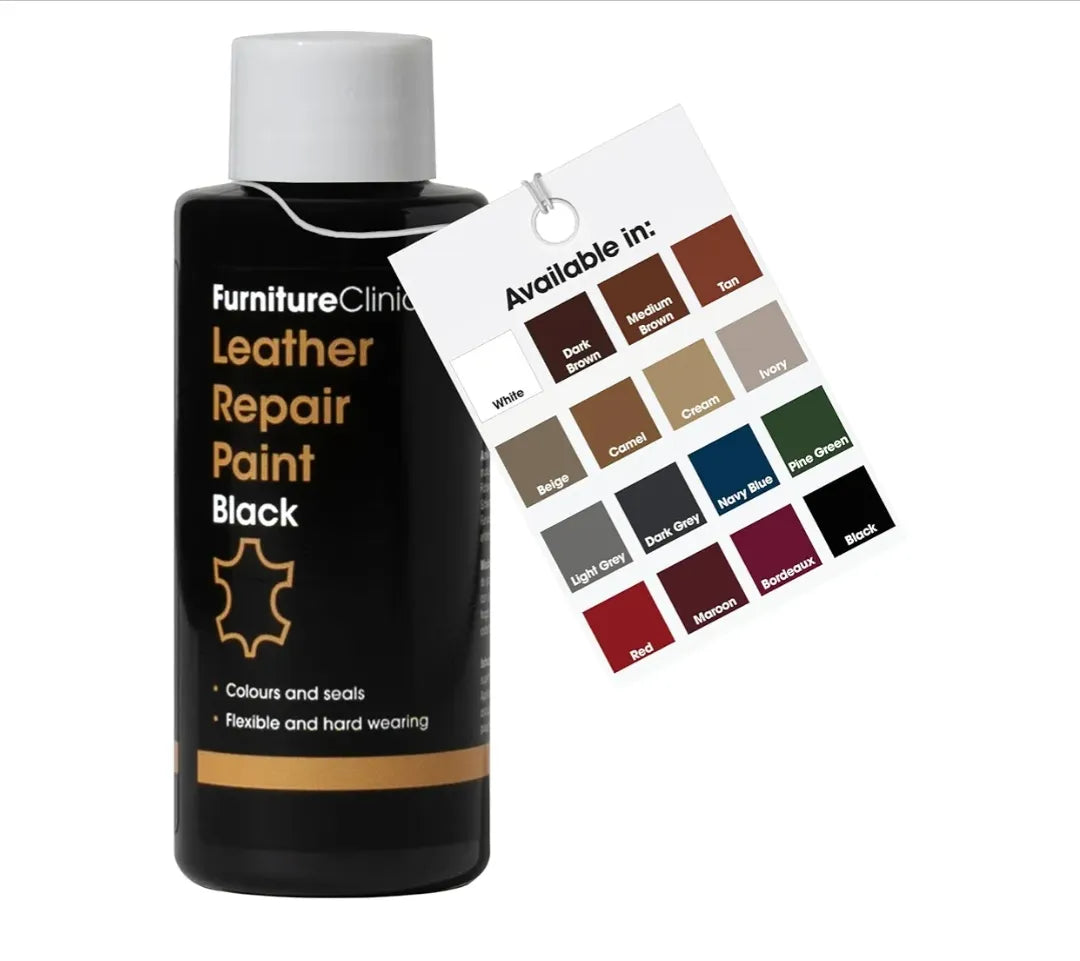 Pintura y tinte para reparación de cuero