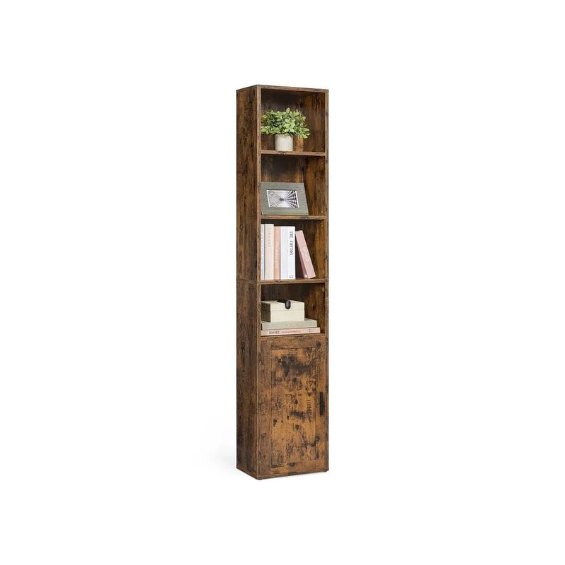 Estantería vertical de madera