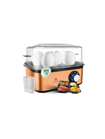 Cocedor de Huevos para 8 Huevos, Acero Inoxidable
