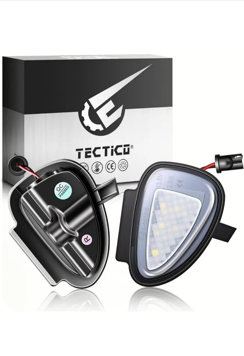 LED Charco Luces Espejo Retrovisor Lámpara 6000K