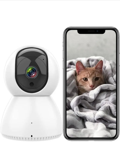 ANTELA Cámara IP WiFi 355° de Vigilancia FHD 1080p