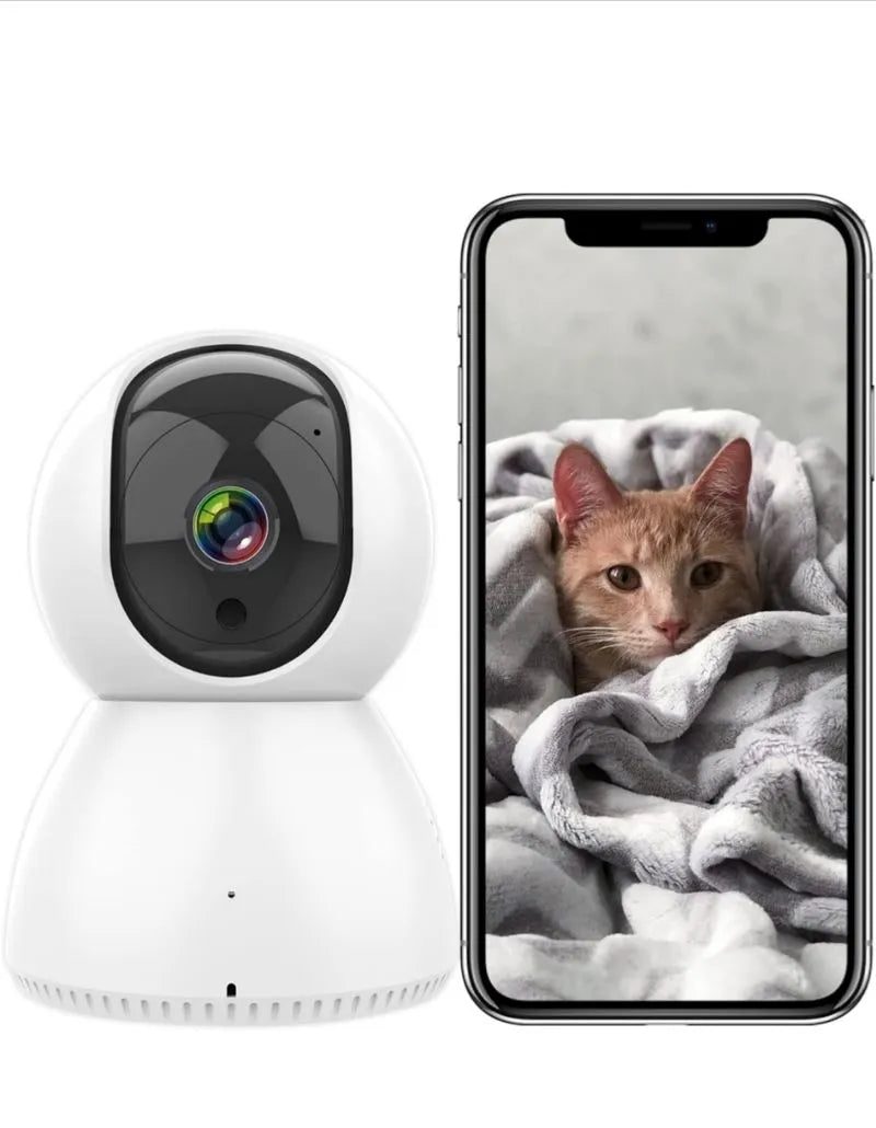 ANTELA Cámara IP WiFi 355° de Vigilancia FHD 1080p