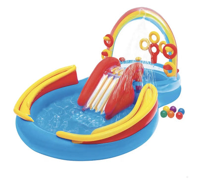 Centro de Juegos Hinchable Arco Iris Intex