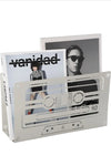 Revistero original metal estilo cassette